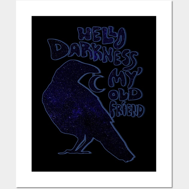 Hello darkness Wall Art by KubikoBakhar